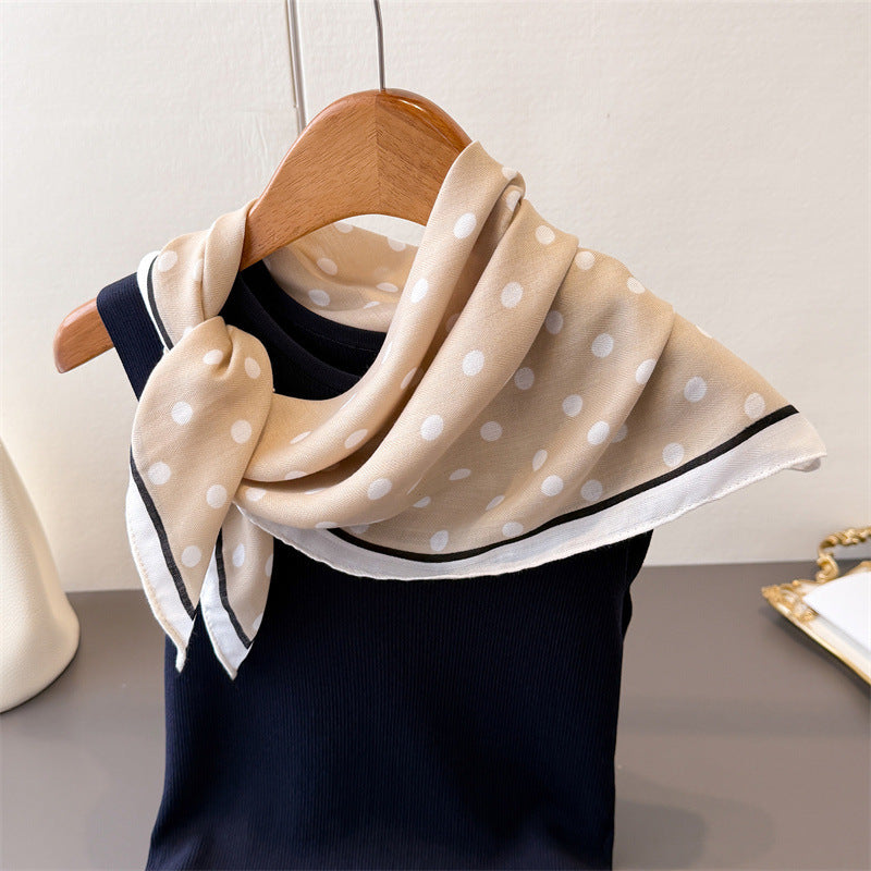 Women's Geometric Dot Herringbone Sunscreen Scarf