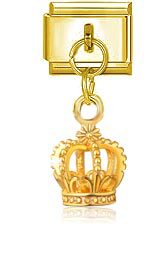 Italian-style Modular Gold Bracelet Accessory Pendant