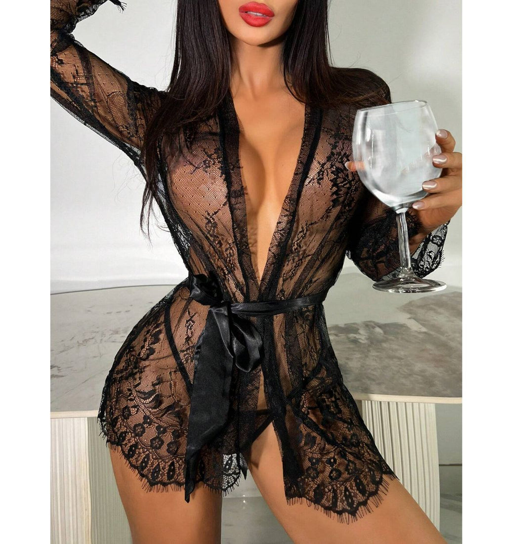 New Lace See-through Pajamas For Women