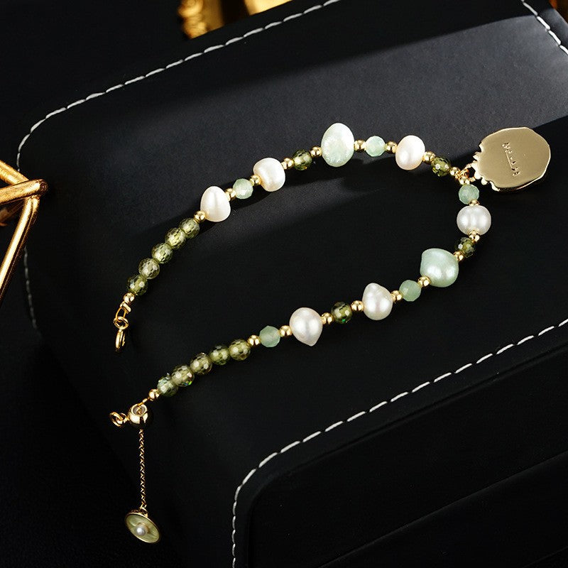 Handmade Natural Freshwater Pearl Bracelet For Women