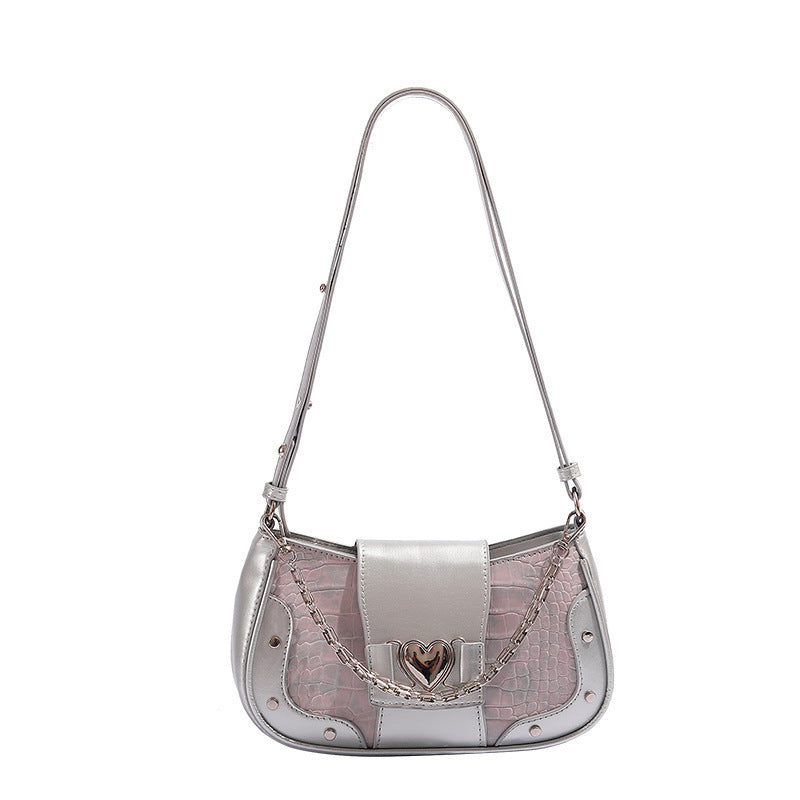 Fashionable Crossbody Shoulder Or Underarm Mini Square Bag