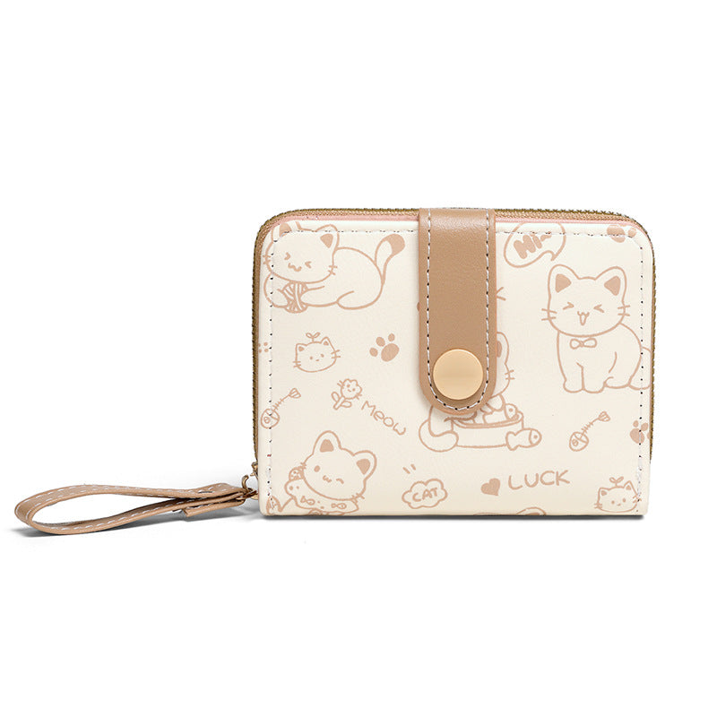 Simple And Cute Japanese-style Womens Clutch