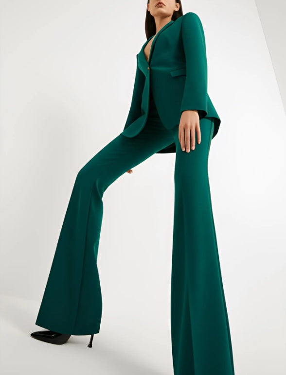 Power Of Earth Relaxed Twill-Knit 2-Piece Suit