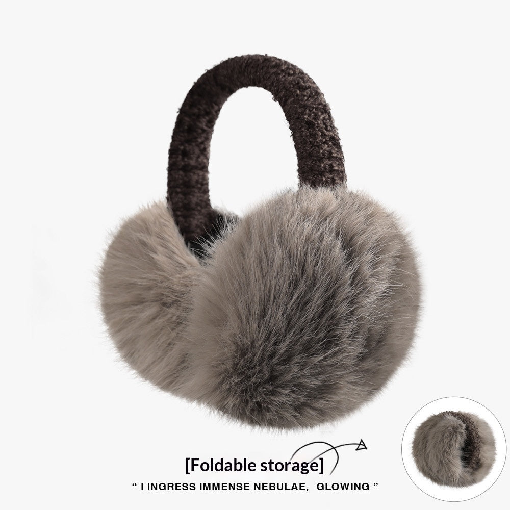 Womens Plush Warm Ear Muffs To Help Prevent Frostbite
