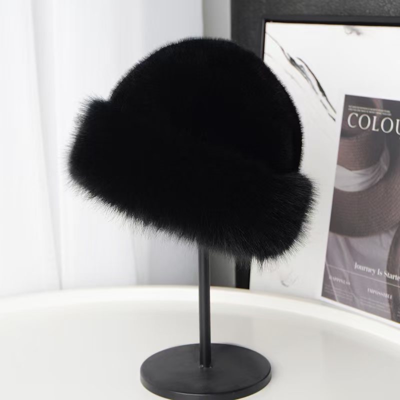 Plush Mongolian Hat For Cold Weather, Warm Fleece-lined Women's Winter Hat