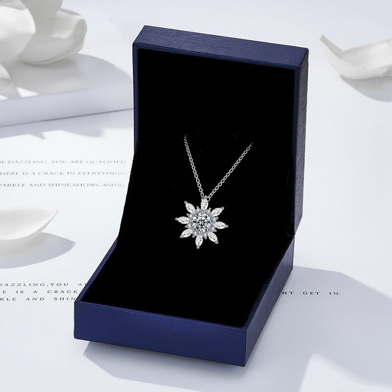 Personalized Color-Changing Snowflake Necklace For Women