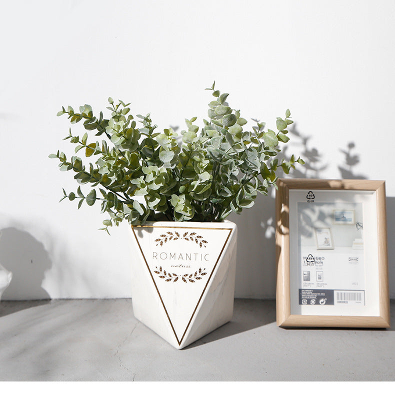 Plant Eucalyptus Money Leaf Home Wedding Decoration Simulation Green Plant Bonsai Flower Arrangement Plant Wall