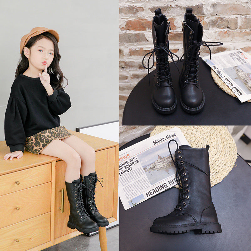 Children's Shoes With Foreign Style Cotton Boots