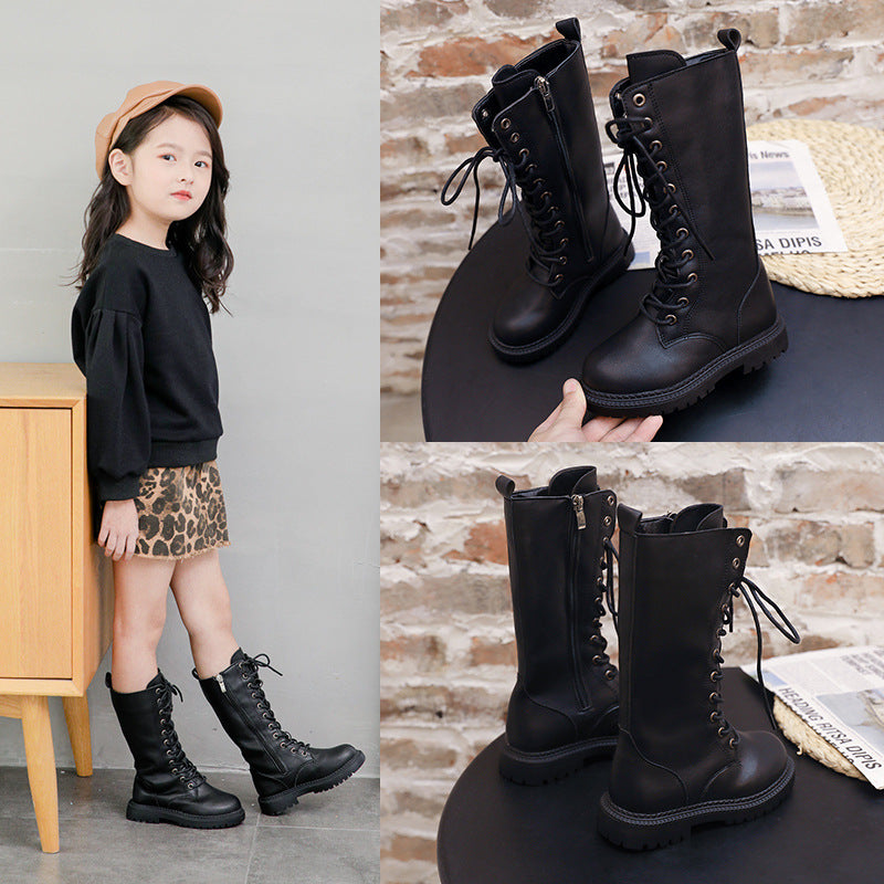 Children's Shoes With Foreign Style Cotton Boots