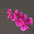 Artificial Flower Film Phalaenopsis Nine Heads Single Branch Artificial Flower Feel Chinese Home Living Room Decoration Flower Arrangement