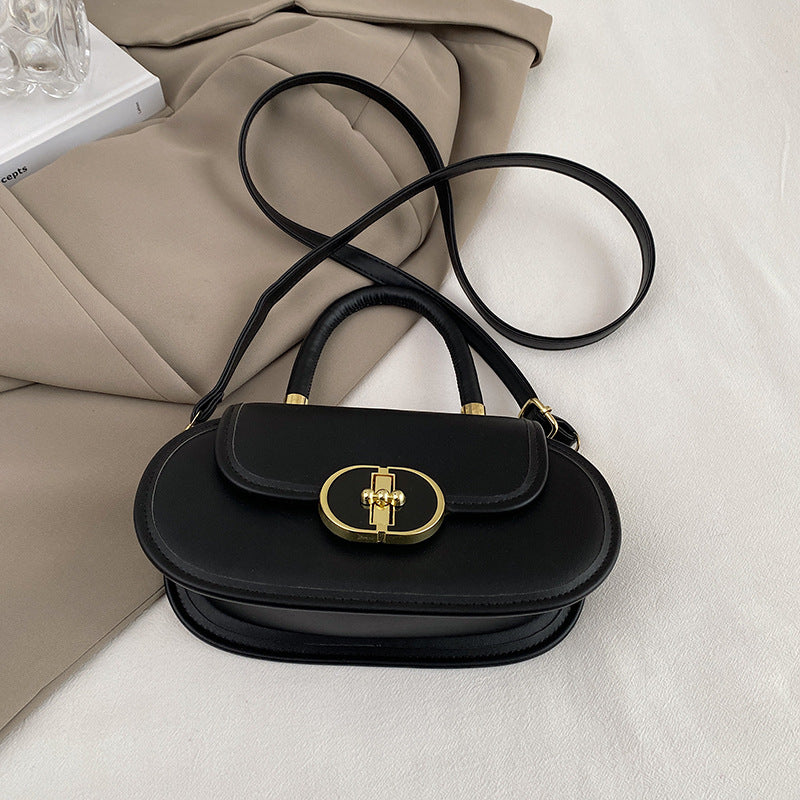 Premium Retro Matte Tote Bag Autumn Crossbody Mini Round Bag