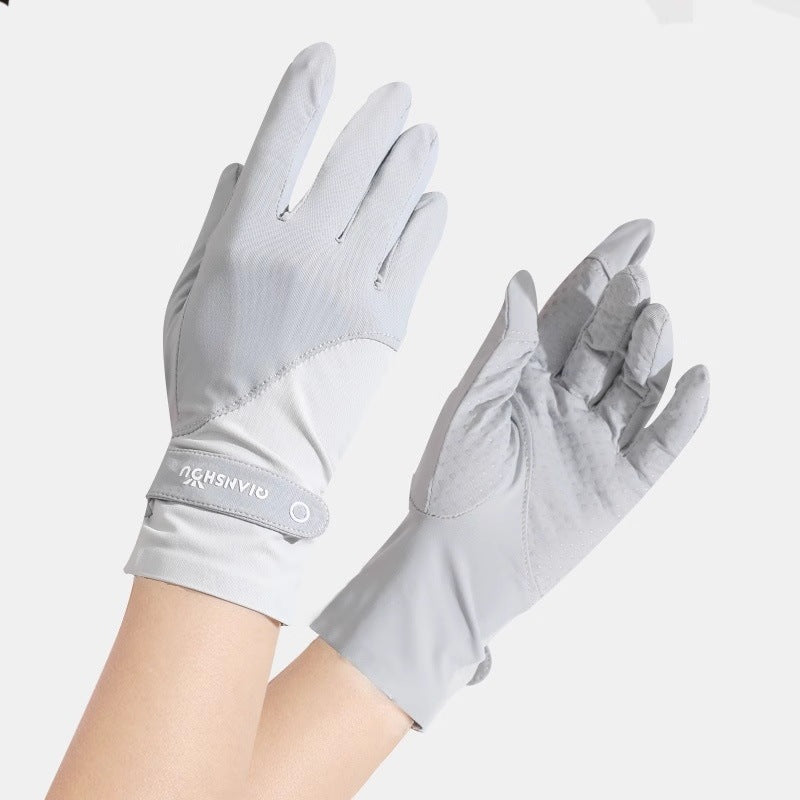 Outdoor Ice-sensitive Sun Protection Gloves For Women Summer Thin