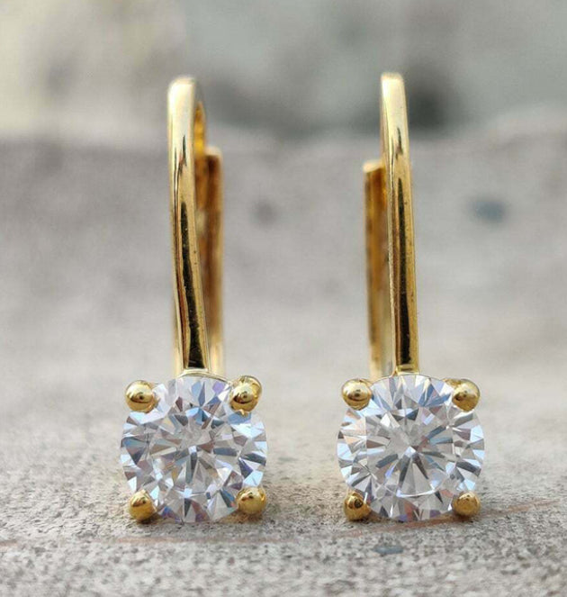 Elegant And Minimalist Four-claw Autumn Earrings