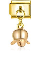 Italian-style Modular Gold Bracelet Accessory Pendant