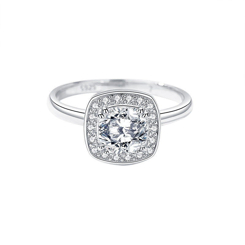 15-Carat Moissanite Ring For The Index Finger