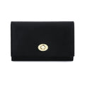 Luxury Leather Influencer-Style Womens Wallet With A Lock Closure