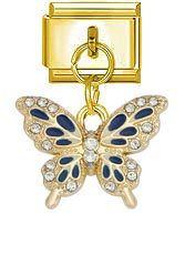 Italian-style Modular Gold Bracelet Accessory Pendant