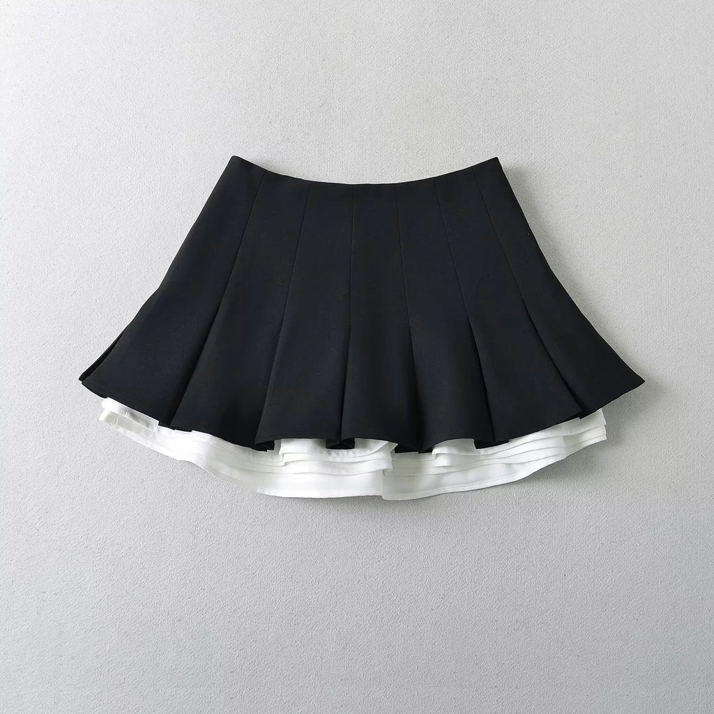 Ballet Style High Waist Hot Girl Sexy Half-length Pleated Skirt