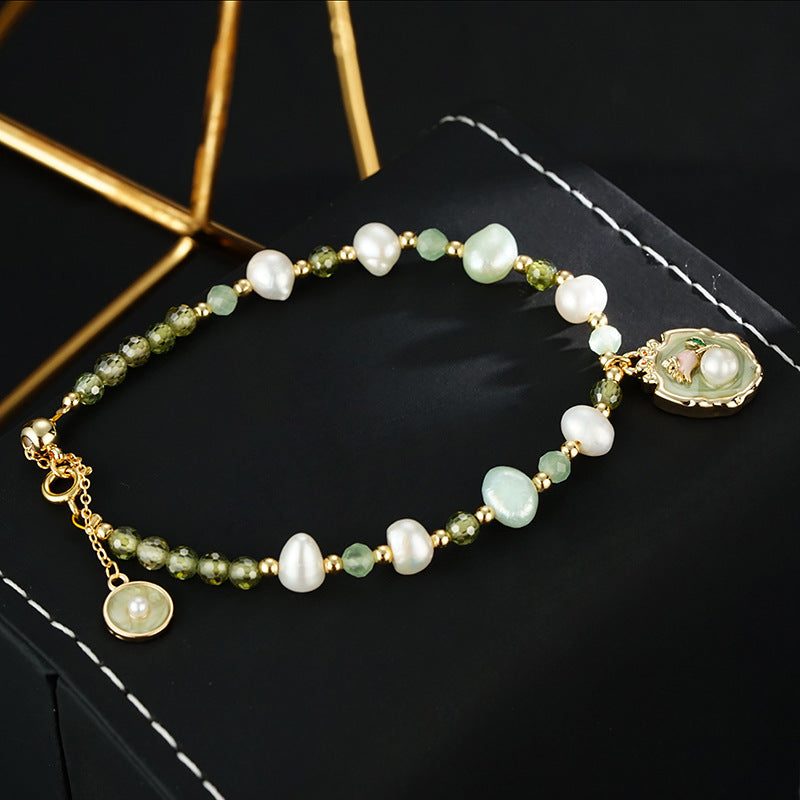 Handmade Natural Freshwater Pearl Bracelet For Women