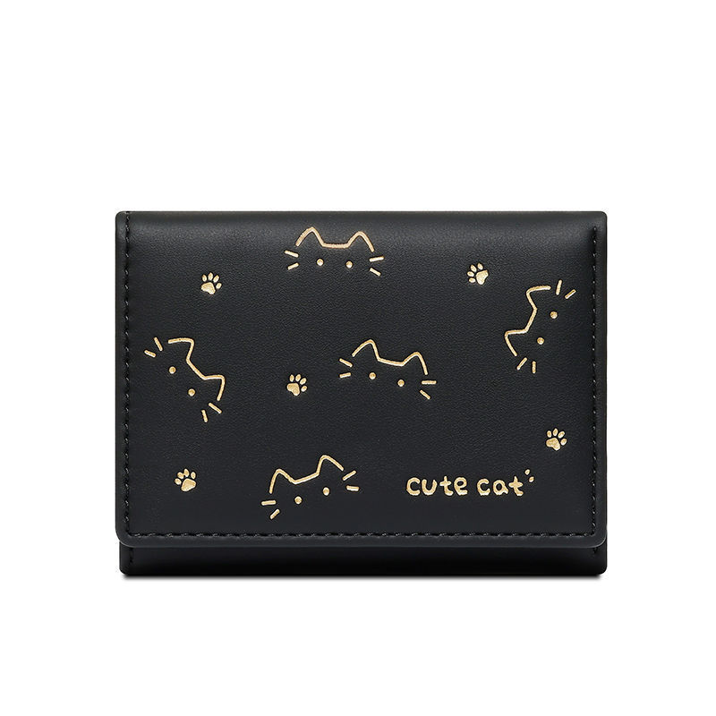 New Short Folding Small Wallet Women's Niche