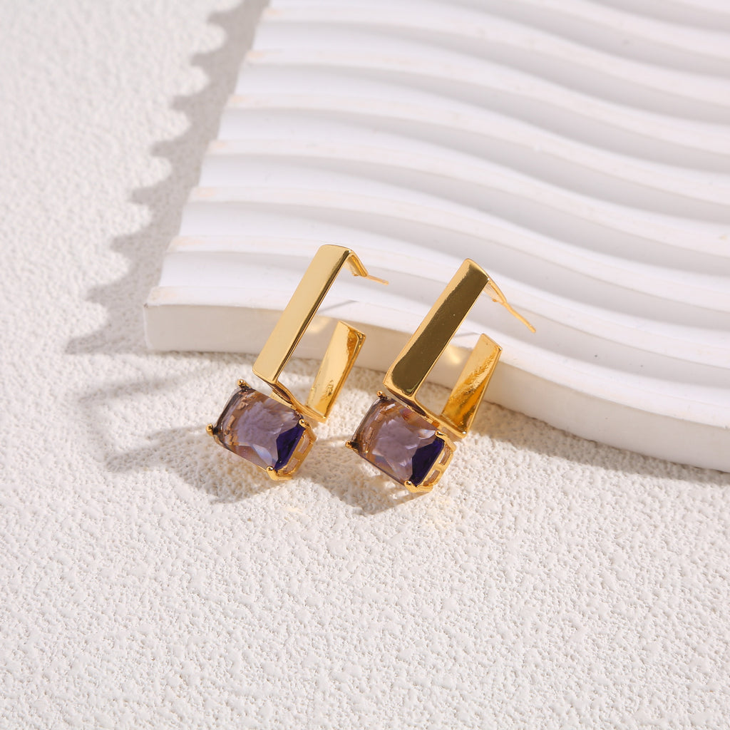 Stylish And Minimalist Alloy Earrings For Women