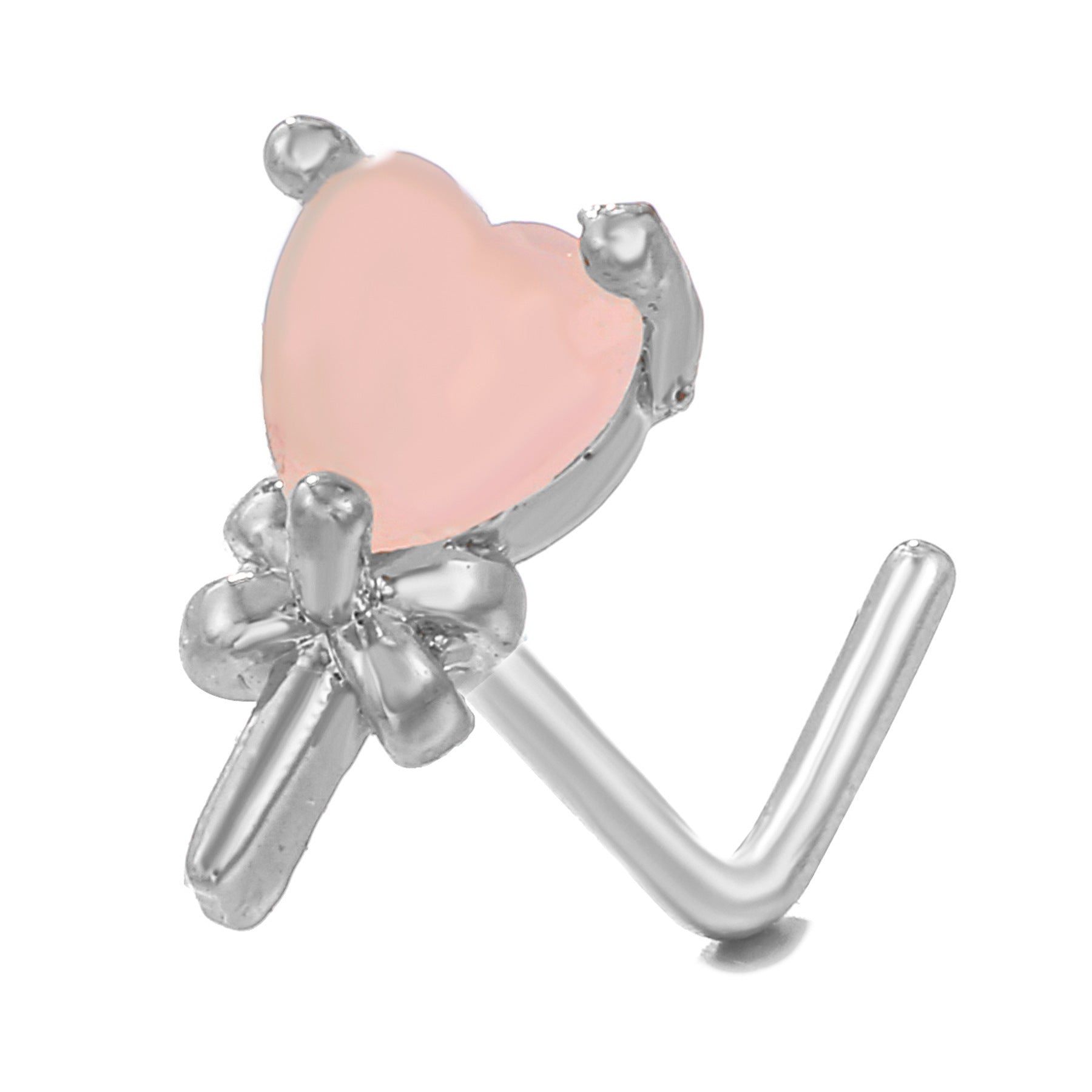 European And American Fashion Minimalist Animal L-bar Stainless Steel Nose Stud