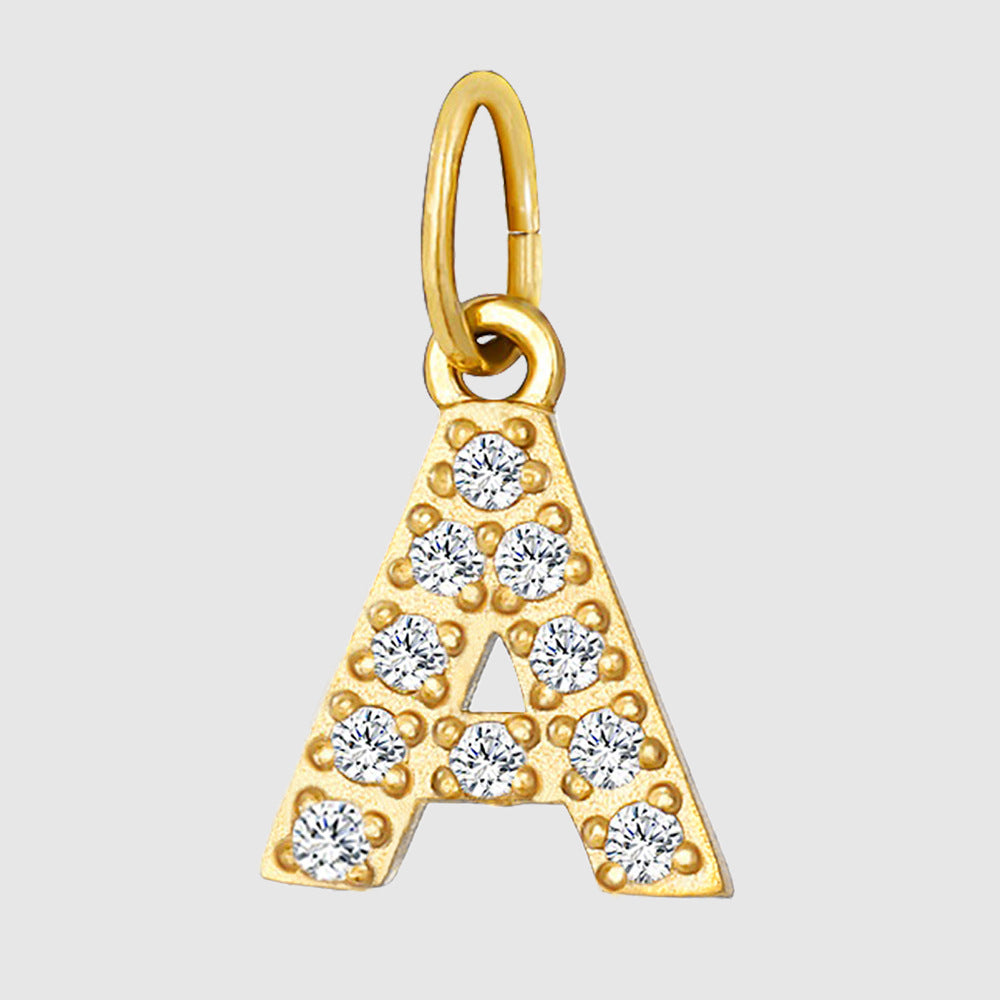 Diamond-encrusted Stainless Steel Jewelry Accessories Pendant