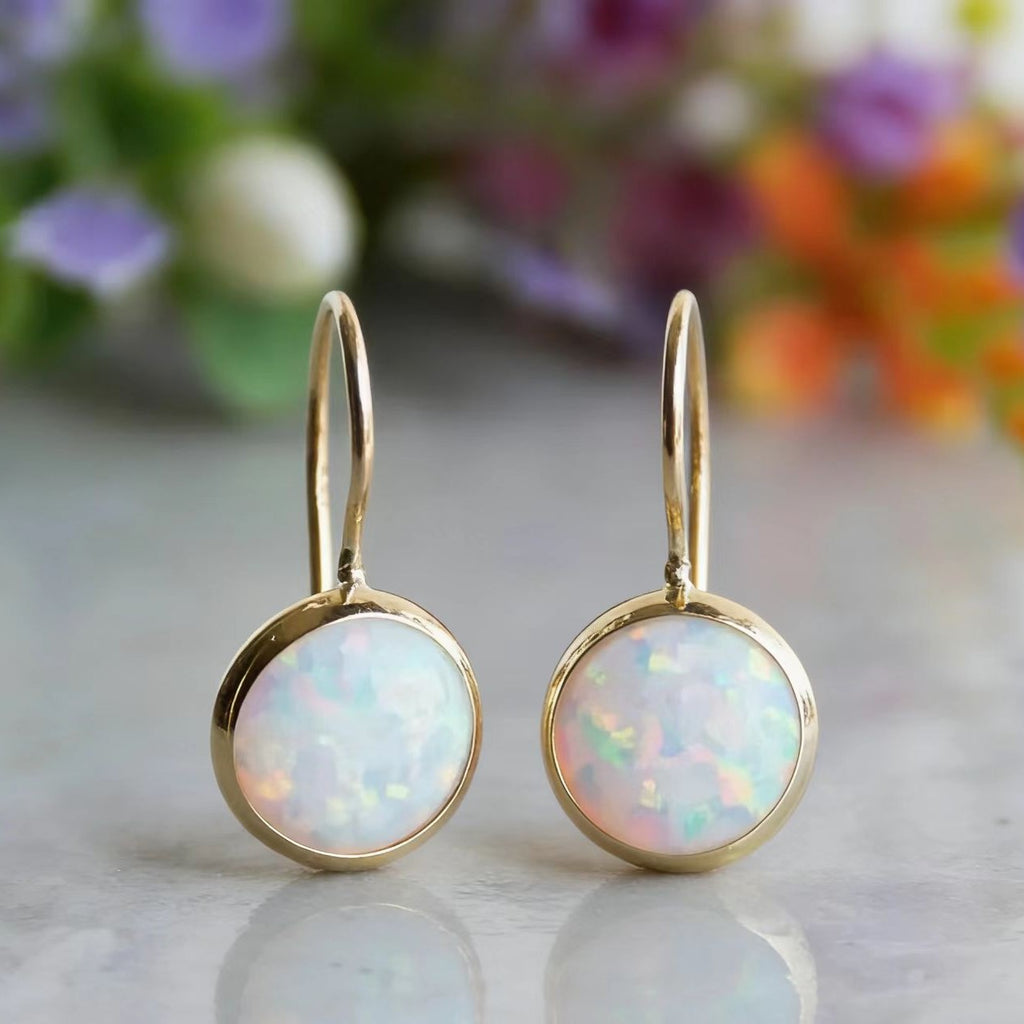 Womens Retro Minimalist Light-luxury High-end Earrings