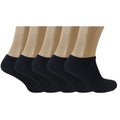 5 10 15 50 Pairs Low Cut Black White Socks Everyday Socks For Men And Women, Size 4 7