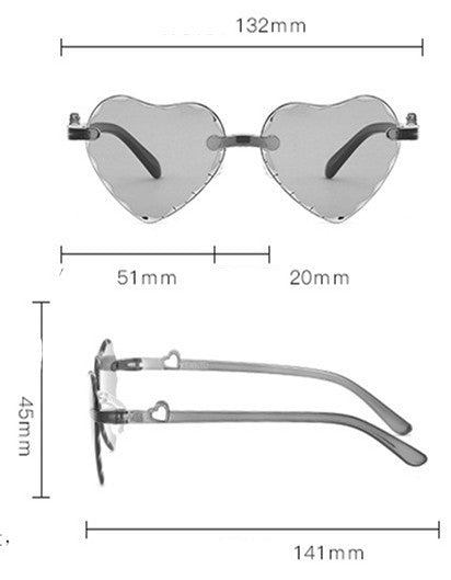 BelleGradient cartoon love children glasses