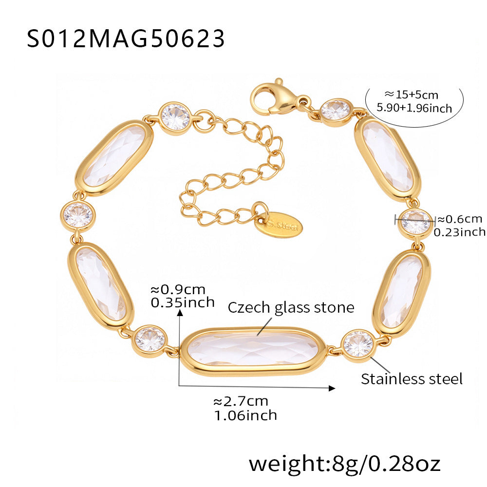 18k Gold-Plated Summer Beach-Style Light-Luxury Anklet Foot Jewelry