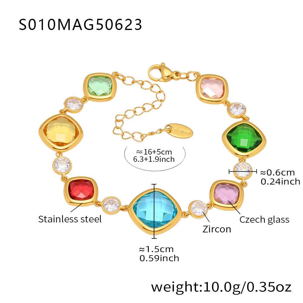 18k Gold-Plated Summer Beach-Style Light-Luxury Anklet Foot Jewelry