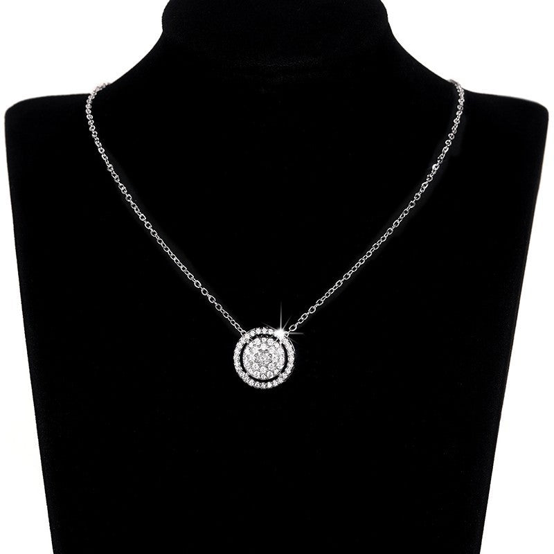 Fashion Collarbone Chain With A Starry Sky Pendant Necklace