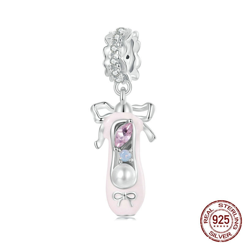 Pendant S925 Sterling Silver Nano Opal Diy Beaded