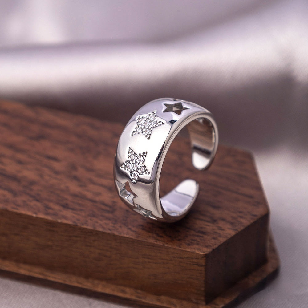 Retrostyle Niche Micropave Copper Open Ring