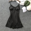 Sexy Spring And Summer Strap Nightdress Ice Silk Pajamas For Women