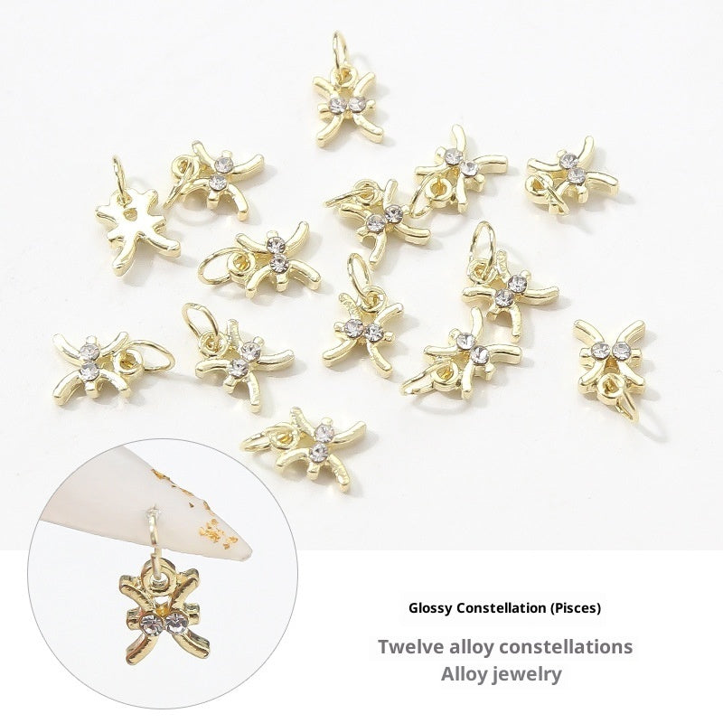 Constellation Ring Alloy Accessory 3D Nail Art