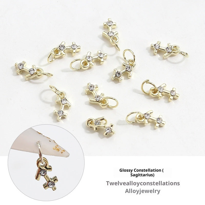 Constellation Ring Alloy Accessory 3D Nail Art