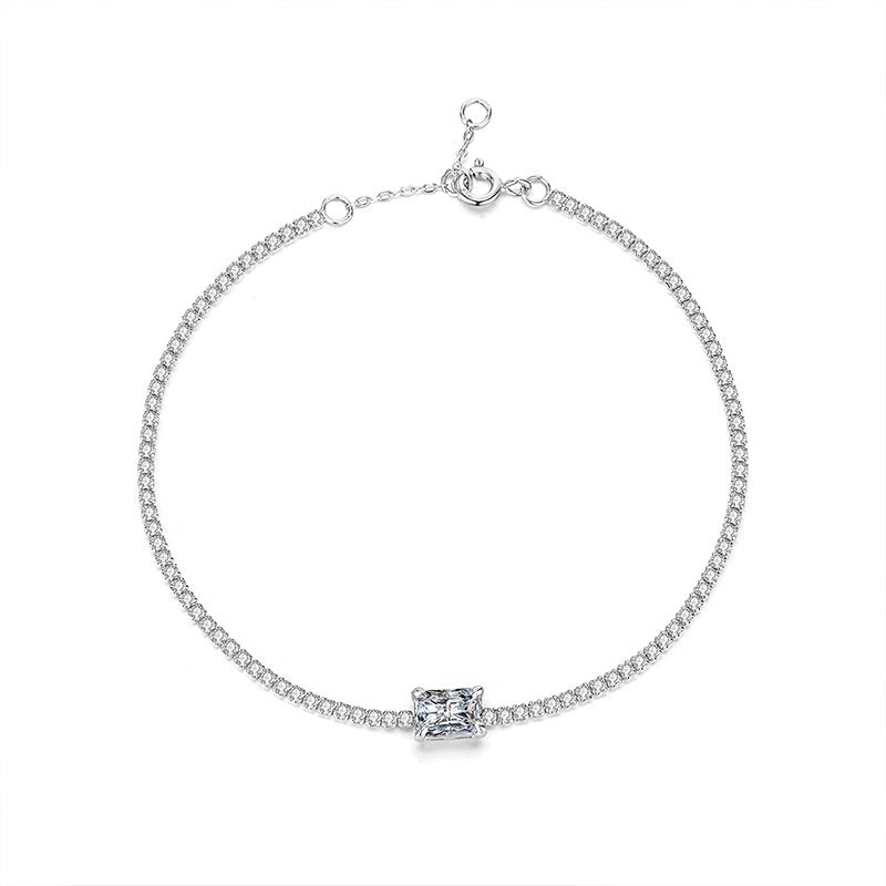 Diamond encrusted Bracelet Made Of S925 Sterling Silver  Fully Set With Zirconia