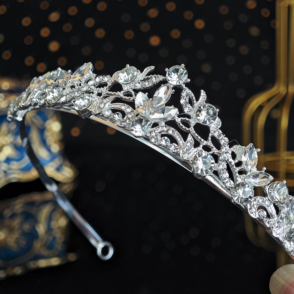 Bridal Headband Crown Vintage Headwear