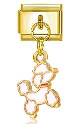 Italian-style Modular Gold Bracelet Accessory Pendant