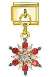 Italian-style Modular Gold Bracelet Accessory Pendant