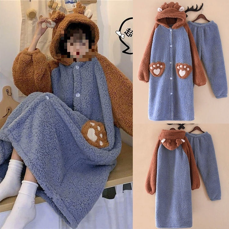 Daily Wear Pajamas Homewear Suit For Women