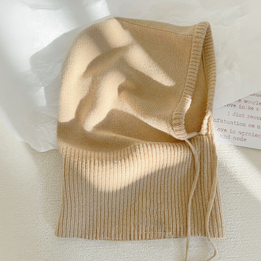 Cashmere Knitted Beanie With Earflaps