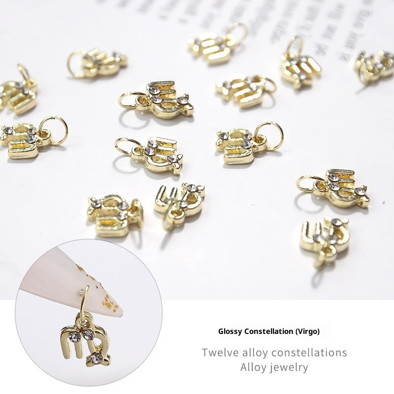 Constellation Ring Alloy Accessory 3D Nail Art