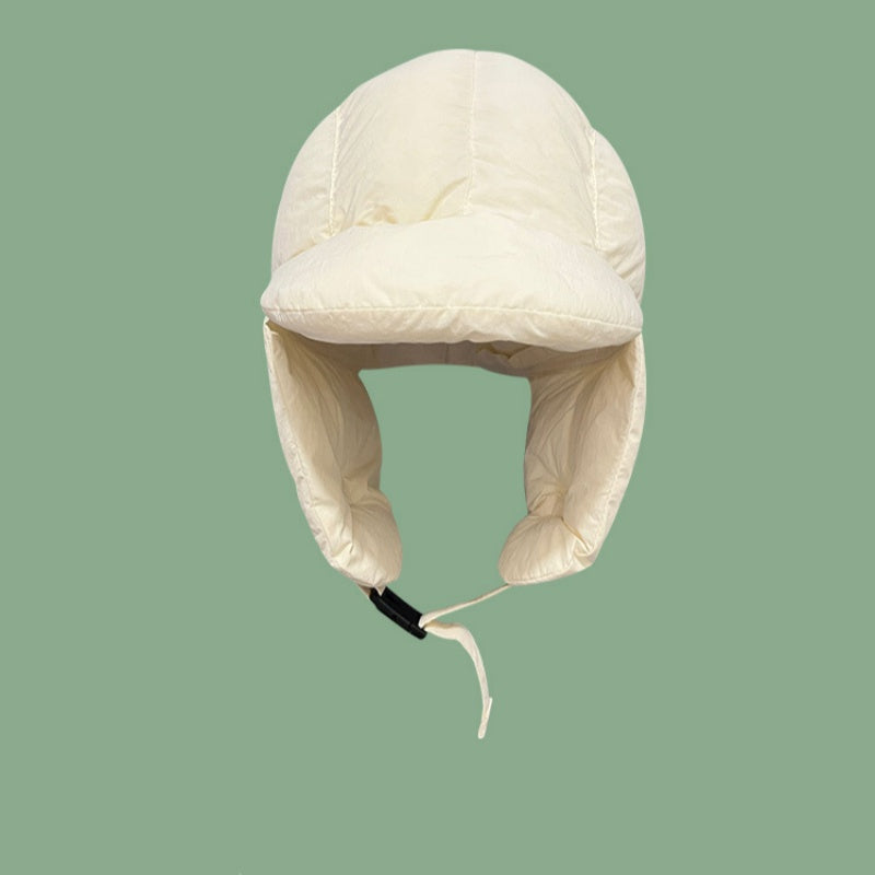New Winter Down-padded Lei Feng Hat For Women Perfect For Outdoor Cycling