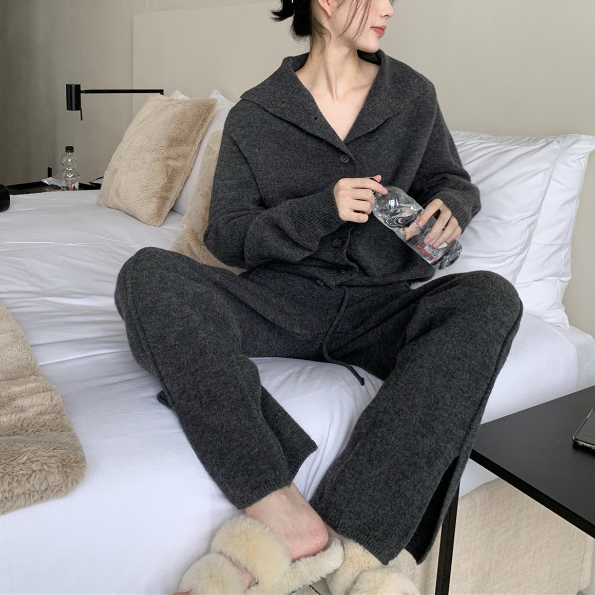 Fashion Casual Knitting Suit Women's Autumn And Winter New