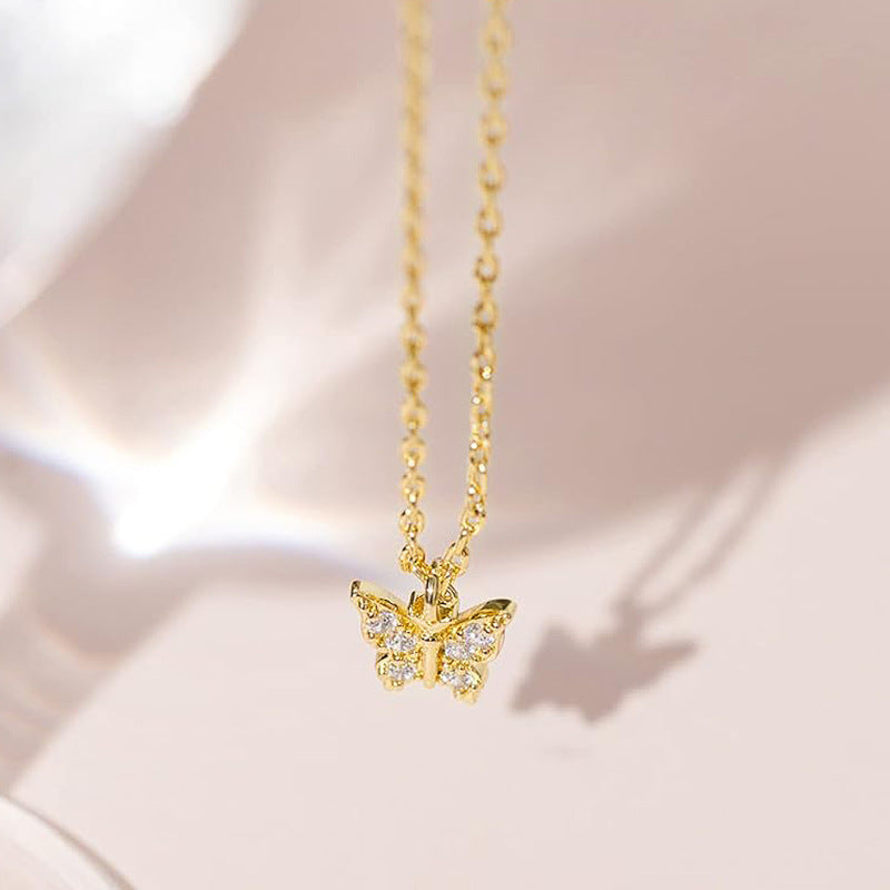Delicate And Stylish Butterfly Necklace For Women