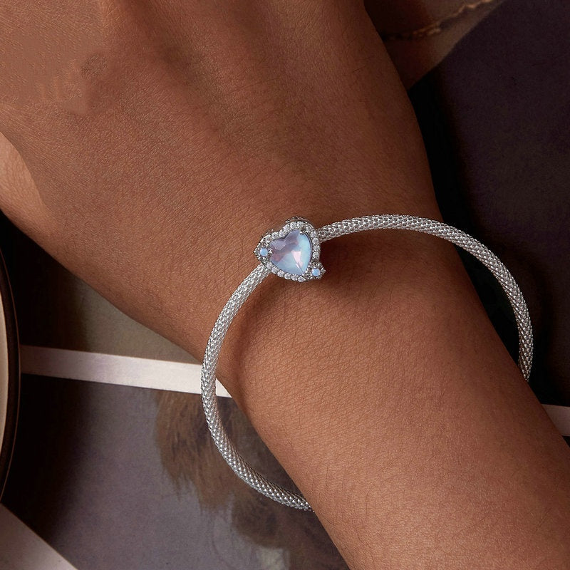 Love Ice And Snow Diy Bracelet String Beads S925 Silver Bead