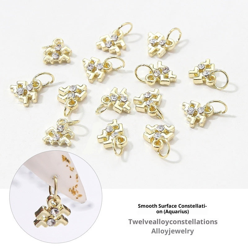 Constellation Ring Alloy Accessory 3D Nail Art